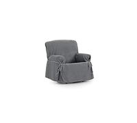 Eysa Loira Protect Imperméable et Respirant Housse de canapé, 65% Polyester 35% Coton, Gris, 80-120 cm