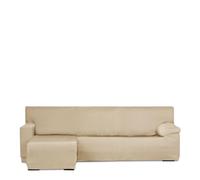 Eysa Mini Housse de canapé en L Extensible Beige Bras Gauche Court Vue du Face Design Luz