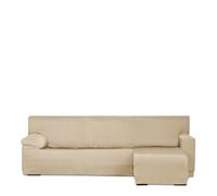 Eysa Mini Housse de canapé en L Extensible Beige Bras Droite Court Vue du Face Design Luz