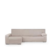Eysa Mini Housse de canapé en L Extensible Lin Bras Gauche Long Vue du Face Design Luz