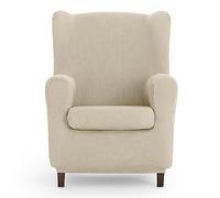 Eysa Ulises élastique Repose-téte Housse de Fauteuil Couleur 00-écru, Polyester Coton, Ecru, 37x5x29 cm