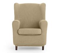Eysa Ulises élastique Repose-téte Housse de Fauteuil Couleur 01-Beige, Polyester Coton, 37x5x29 cm