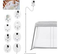 EYSAFT Support de moniteur de bébé compatible avec Nanit Pro et Flex Stand, Infant Optics DXR-8 Pro, VTech VM819/RM7764HD/5764, Momcozy, Eufy E110, HelloBaby, nooie IPC100, Motorola VM75/VM50G/VM44