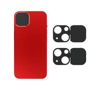EYSOFT Coque d'objectif d'appareil photo de téléphone compatible avec iPhone 13/iPhone 13 Mini, protecteur d'objectif d'appareil photo pour protéger la vie privée et la sécurité, adhésif puissant noir