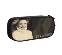 EYTFYZGL Meryl Streep Trousse à Crayons avec Poignée Rembourrée Facile à Transporter en Tissu Oxford pour Ecole Bureau Cours d'Art, multicolore, Style européen et américain, rétro, moderne