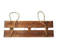 EYTVYUWPT Étagère À Fleurs Suspendue Vintage en Bois for Balcon/Rebord De Fenêtre, Support Mural Rustique for Jardinière d'une Capacité De 20kg(50x20cm)