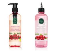 EYÜP SABRİ TUNCER Vinaigre de framboise & super shampooing - 500 ml et vinaigre de framboise & tonique - 500 ml (2 bouteilles)