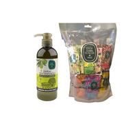 EYUP SABRI TUNCER Lotion pour les mains et le corps à l'huile d'olive naturelle EYUP SABRI TUNCER 250 ml + 100 lingettes rafraîchissantes assorties