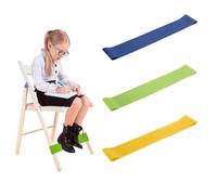 EYVRPAU 3 Pièces Bande de Chaise Extensible pour Enfants, Colorées, Fidget Sangles de Siège Flexibles, Sensorielles, élastique chaise enfant, Adaptées aux Enfants avec TDAH et Autisme
