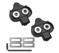 EYVRPAU Cales de vélo Compatibles SPD, Les pédales sans Clips, Jeu de plaques de Chaussures de vélo Antidérapantes, pedale velo route, repose pied velo