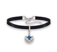 EYVRPAU Colliers Ras du Cou, 1 pcs Colliers Colliers Jarretière de Mode Bijoux de Mode Bijouterie pour Filles Enfants Femmes en Caoutchouc élastique