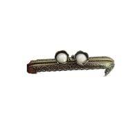 EYZJQSTUV Armatures métalliques à Fermoir à Pression, Fermoir carré en Dentelle, 5 pièces, 8.5cm, tête de Lotus, Cadre Sac à Main métal, poignée Multicolore(White)