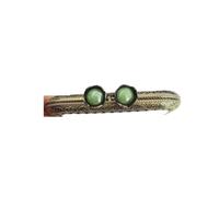 EYZJQSTUV Armatures métalliques à Fermoir à Pression, Fermoir carré en Dentelle, 5 pièces, 8.5cm, tête de Lotus, Cadre Sac à Main métal, poignée Multicolore(Green)