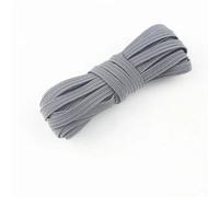 EYZJQSTUV Bandes élastiques Larges Plates, Bande Élastique 6mm 5m-150m Multicolore(Grey,20 m)