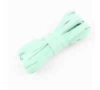 EYZJQSTUV Bandes élastiques Larges Plates, Bande Élastique 6mm 5m-150m Multicolore(Light Green,20 m)