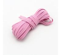 EYZJQSTUV Bandes élastiques Larges Plates, Bande Élastique 6mm 5m-150m Multicolore(Light Pink,20 m)