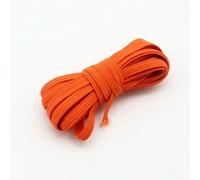 EYZJQSTUV Bandes élastiques Larges Plates, Bande Élastique 6mm 5m-150m Multicolore(Orange,20 m)