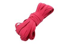 EYZJQSTUV Bandes élastiques Larges Plates, Bande élastique Multicolore de 6 mm, Longueurs Multiples 5 à 150 m, for la Couture et l'usage Domestique(Watermelon Red,5m)