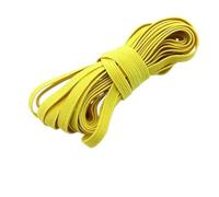 EYZJQSTUV Bandes élastiques Larges Plates, Bande élastique Multicolore de 6 mm, Longueurs Multiples 5 à 150 m, for la Couture et l'usage Domestique(Yellow,150m Whole Volume)