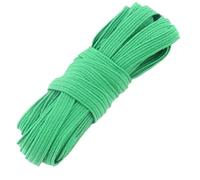 EYZJQSTUV Bandes élastiques Larges Plates, Bande élastique Multicolore de 6 mm, Longueurs Multiples 5 à 150 m, for la Couture et l'usage Domestique(Green,10m)