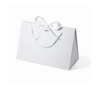 EYZJQSTUV Boîte à Sucre, Boîtes à Bonbons d'anniversaire de Mariage Paquet 5 Multicolores en Forme Triangle 30.5x15.2x19cm(White)