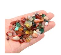 EYZJQSTUV Gravel Stones pour Aquarium, Pierre précieuse Reiki Agate Chip Gravier Multicolore 5-10mm Aquarium Jardin 20g 50g 100g(Color 27,20g)