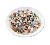 EYZJQSTUV Gravel Stones pour Aquarium, Pierres de Gravier d'aquarium for décoration Jardin, Multicolores 3-8mm 20g/50g/100g/200g(Color 1,100g)
