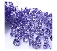 EYZJQSTUV Gravel Stones pour Aquarium, Pierres de Gravier en Plastique for Aquarium, Multicolores, 200 pièces(Purple)