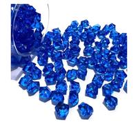 EYZJQSTUV Gravel Stones pour Aquarium, Pierres de Gravier en Plastique for Aquarium, Multicolores, 200 pièces(Dark Blue)