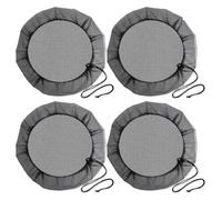EYZJQSTUV Grille de Protection pour citernes d'eau de Pluie, Couvercle de Filet for Baril Pluie, Filtre à Cordon réglable Noir 60-120 cm 1/2/3/4/5/6/8/10 pièces(4pcs,120CM)
