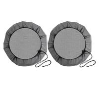 EYZJQSTUV Grille de Protection pour citernes d'eau de Pluie, Couvercle de Filet for Baril Pluie, Filtre à Cordon réglable Noir 60-120 cm 1/2/3/4/5/6/8/10 pièces(2pcs,120CM)