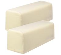 EYZJQSTUV Protecteurs d'accoudoirs Amovibles pour canapés, Protecteurs d'accoudoirs de canapé, Housses Bras Amovibles, Paquet 2 Multicolores(Off White2)