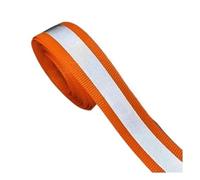 EYZJQSTUV Ruban réfléchissant en nylon, Ruban gros-grain réfléchissant 5 yards 20mm multicolore for la couture(Color-06)