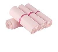 EYZJQSTUV Sacs d'expédition en Plastique Auto-adhésifs, Enveloppes Postales Auto-adhésives Roses, Plusieurs Tailles, 100 pièces(25x35)