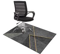 EYZO 120 × 160 cm Tapis de Chaise Tapis Protection de Sol Chaise Bureau Tapis de Sol pour Chaise Gamer Ordinateur Tapis de Sol Chaise de Bureau Silencieux Chairmat Tapis Chaise Gaming Antidérapant