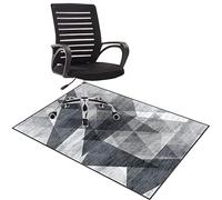 EYZO 90 × 120 cm Tapis de Chaise Tapis Protection de Sol Chaise Bureau Tapis de Sol pour Chaise Gamer Ordinateur Tapis de Sol Chaise de Bureau Silencieux Chairmat Tapis Chaise Gaming Antidérapant