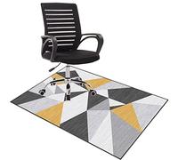 EYZO 90 × 120 cm Tapis de Chaise Tapis Protection de Sol Chaise Bureau Tapis de Sol pour Chaise Gamer Ordinateur Tapis de Sol Chaise de Bureau Silencieux Chairmat Tapis Chaise Gaming Antidérapant