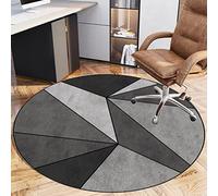 EYZO Tapis de Chaise Polyvalent pour la Maison, Tapis de Protection pour Les sols, Tapis pour Chaise de Bureau, Tapis Gaming Sol pour Sols durs, Chairmat Décorez Bureau Chambre, Tapis Ronde 90 cm