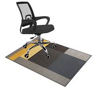 EYZO Tapis protège-Sol Chaise Bureau | Tapis Protecteur de Sol pour fauteuils de Gaming | Tapis de Sol Chaise de Bureau Tissu | Réduction du Bruitc sous Chaise de Bureau pour Sols Durs 90 × 120 cm