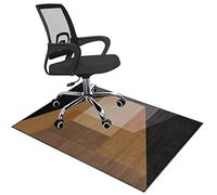 EYZO Tapis protège-Sol Chaise Bureau | Tapis Protecteur de Sol pour fauteuils de Gaming | Tapis de Sol Chaise de Bureau Tissu | Réduction du Bruitc sous Chaise de Bureau pour Sols Durs 90 × 120 cm