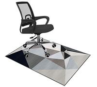 EYZO Tapis Protège-Sol pour Chaise de Bureau et Fauteuil de Gaming | Réduction du Bruit | Pour Sols Durs | 90 × 140 cm