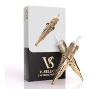 EZ Aiguilles de Cartouche de Tatouage - 20pièces #08 (3RL) 0.25MM Round Liner Jetable Aiguille Tatouage pour le Maquillage Permanent SMP Microblading Cheveux Cuir Chevelu - V SELECT