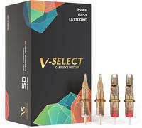 Ez Aiguilles Pour Cartouches De Tatouage Assorties - 50pièces #10 Mixte (7rm 9rm 11rm 13rm 15rm) Bugpin Curved/Round Magnum Aiguilles De Tatouage Pour Machine À Tatouer - V Select