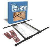 EZ Align, Deluxe étagère broches perçage Jig avec 1/10,2 cm et 5 mm à forets de centrage, double face Jig pour faciliter l'alignement