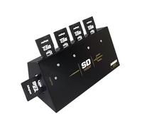 EZ DUPE Duplicateur de Cartes SD et microSD - Cloneur de Cartes Mémoire SD et microSD à 4 Ports Cibles (SD Trident)