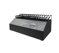 EZ DUPE Duplicateur de Clé USB et de Disque Dur USB à 15 Ports Cibles - Duplicateur/Effaceur de Disque Dur HDD et SSD Externe (USB Cyclone)