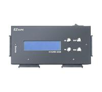 EZ DUPE Duplicateur Forensique à 3 Ports cibles pour HDD/SSD SATA 2,5" et 3,5" - Clonage Autonome bit à bit, calcul de Hash et Effacement sécurisé (Holmes 221B)