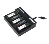 EZ DUPE Duplicateur M.2 1 à 4 - M.2 NVMe / M2 SATA NGFF clé M M) - Module SSD cloner Copier 35 Mo/s MiniNVMe Plus