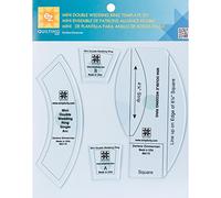 EZ Quilting Mini Double Bague de Mariage modèle Set, Transparent