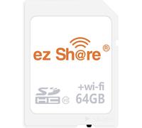 EZ Share carte SD, carte de partage WiFi sans fil, carte flash, classe 10, 64 Go, remplacement pour Canon/Nikon/Sony